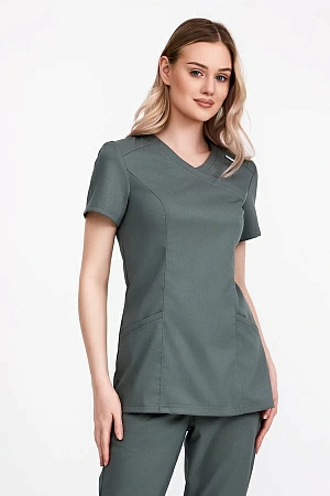 Костюм женский с коротким рукавом (тк.ELITE) 4-86-30-1  в Екатеринбурге 1