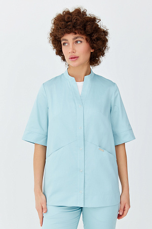 Костюм женский на кнопках (Cotton Premium), рукав на 1/2