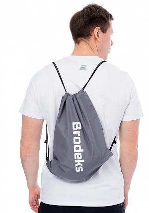 Сумка-мешок Brodeks KM140, серый Brodeks в Екатеринбурге 1