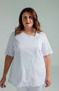 Блуза на молнии PLUS SIZE