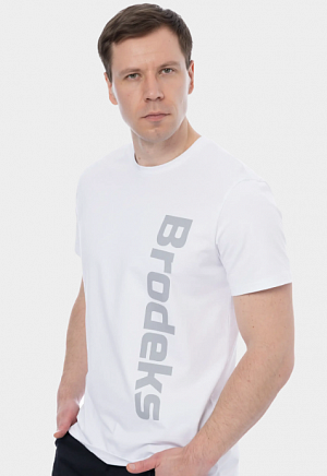Футболка Brodeks KS704, белый Brodeks в Екатеринбурге 2