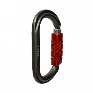 Ver 0261-3 Карабин «GRAY» овал трехтактный (Keylock) Vertical C в Екатеринбурге 1
